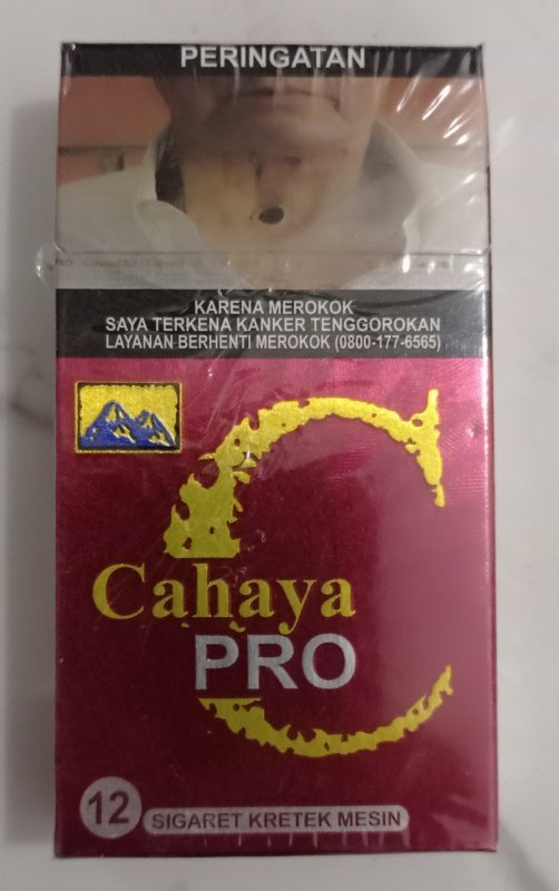 Rokok Cahaya pro merah 12