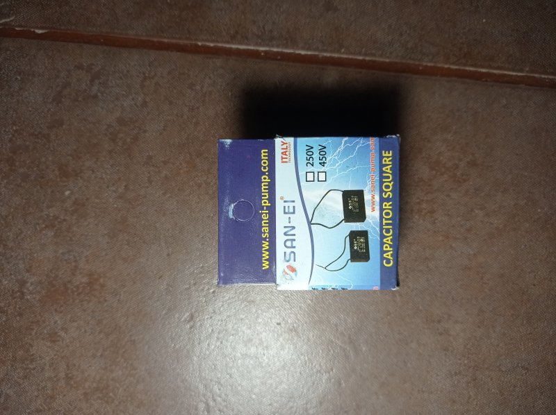 Kapasitor san-ei 6 uf mikro