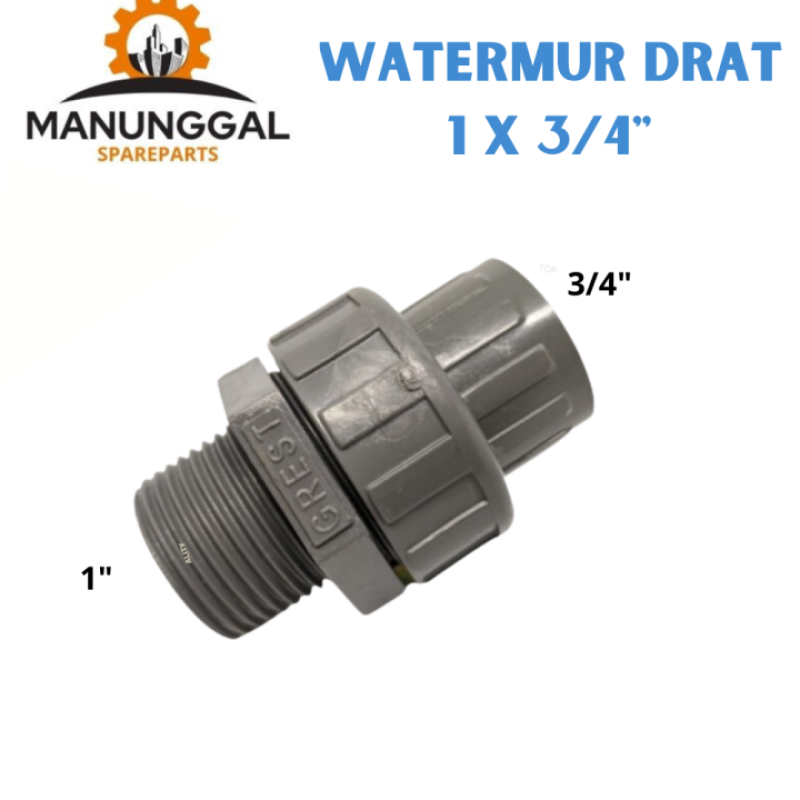 watermor mesin 1 x 3/4